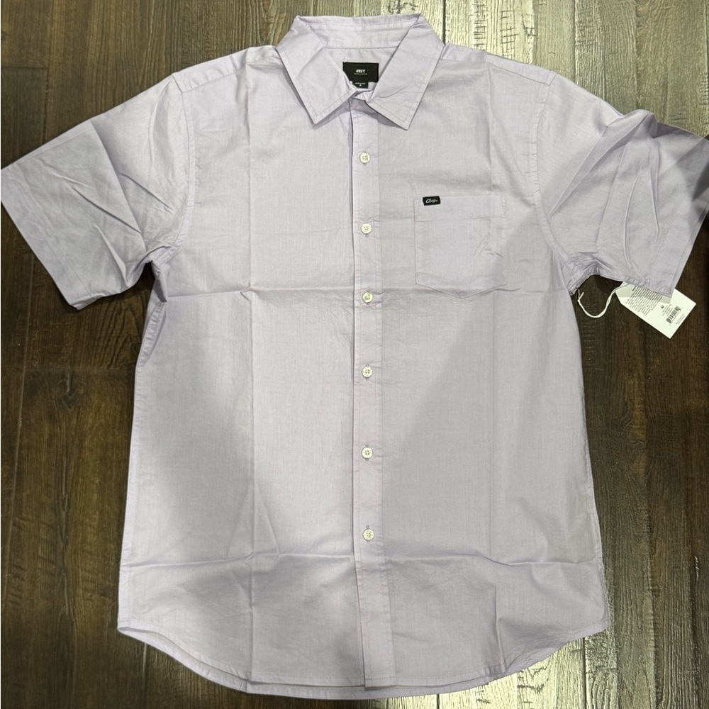 Obey Lou Woven Short Sleeve Button Up Shirt